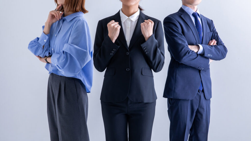 まじめ、頑張るビジネスマン