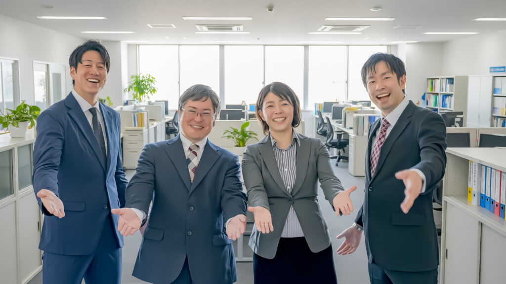 日本企業が外国人エンジニア採用で 成功するための社内体制づくり 歓迎するビジネスマン